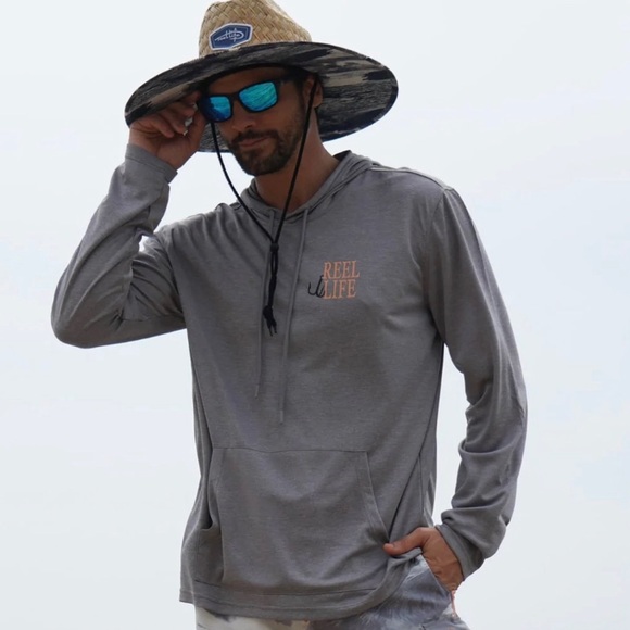 Reel Life Other - Reel Life Men's Fishing Sun Defender Hoodie - Size XL